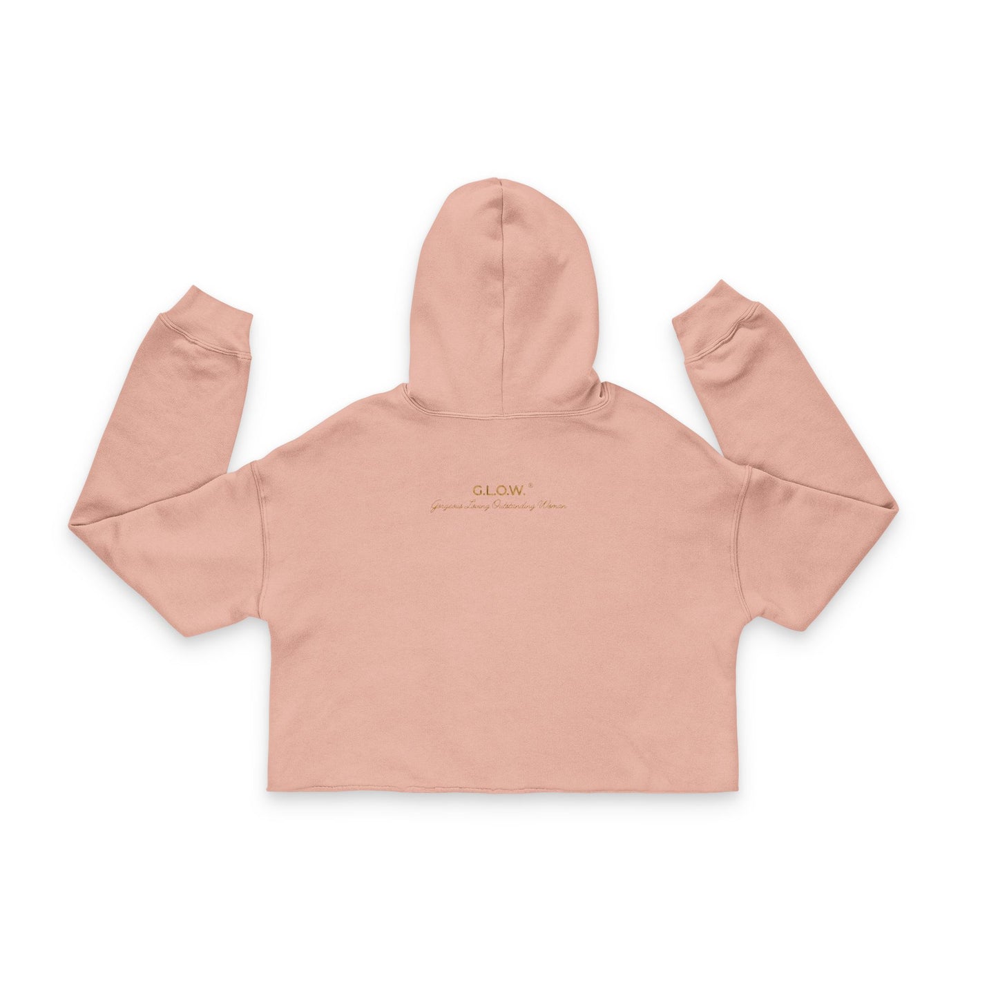 Brown Sugar G.L.O.W. Women's Cropped Hoodie