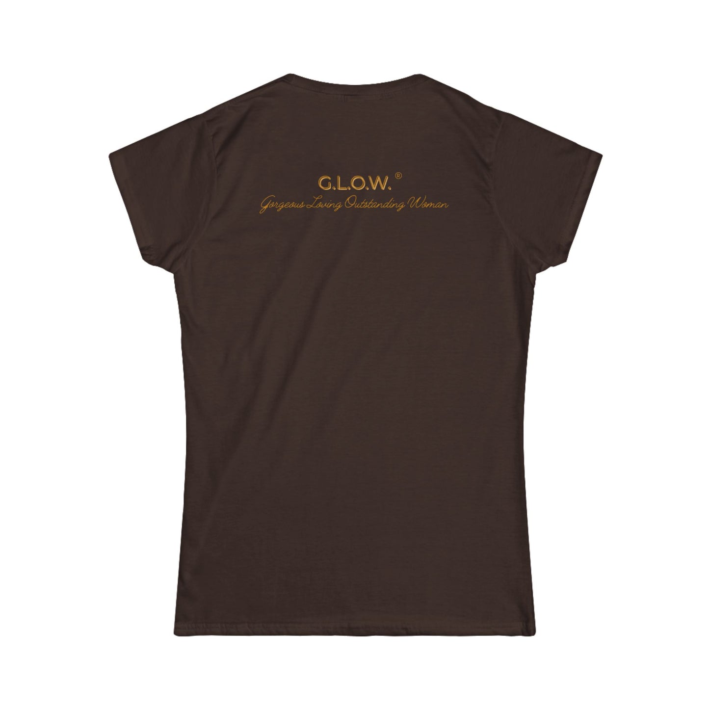 Brown Sugar G.L.O.W. Women's Softstyle Tee