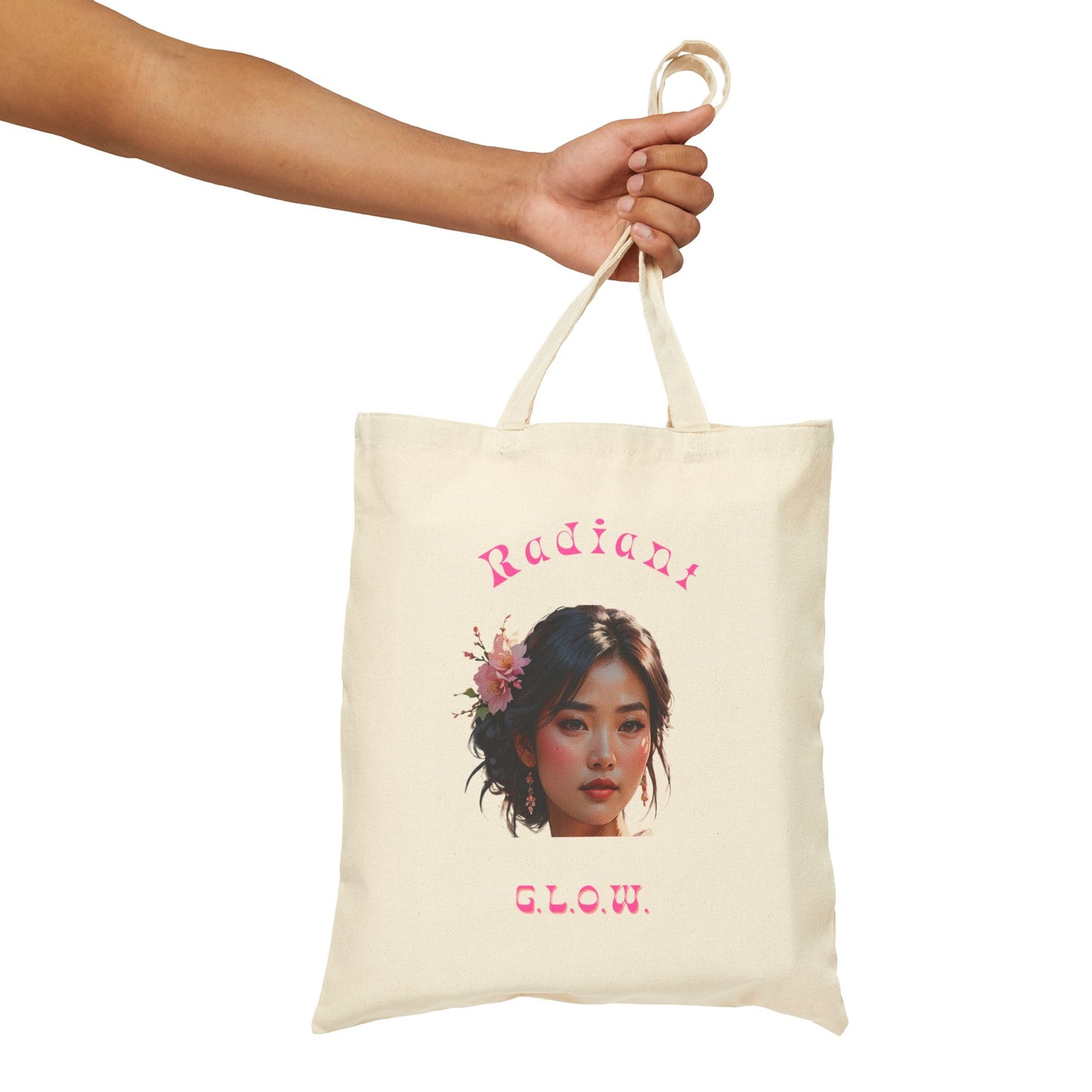 Radiant G.L.O.W. Cotton Canvas Tote Bag