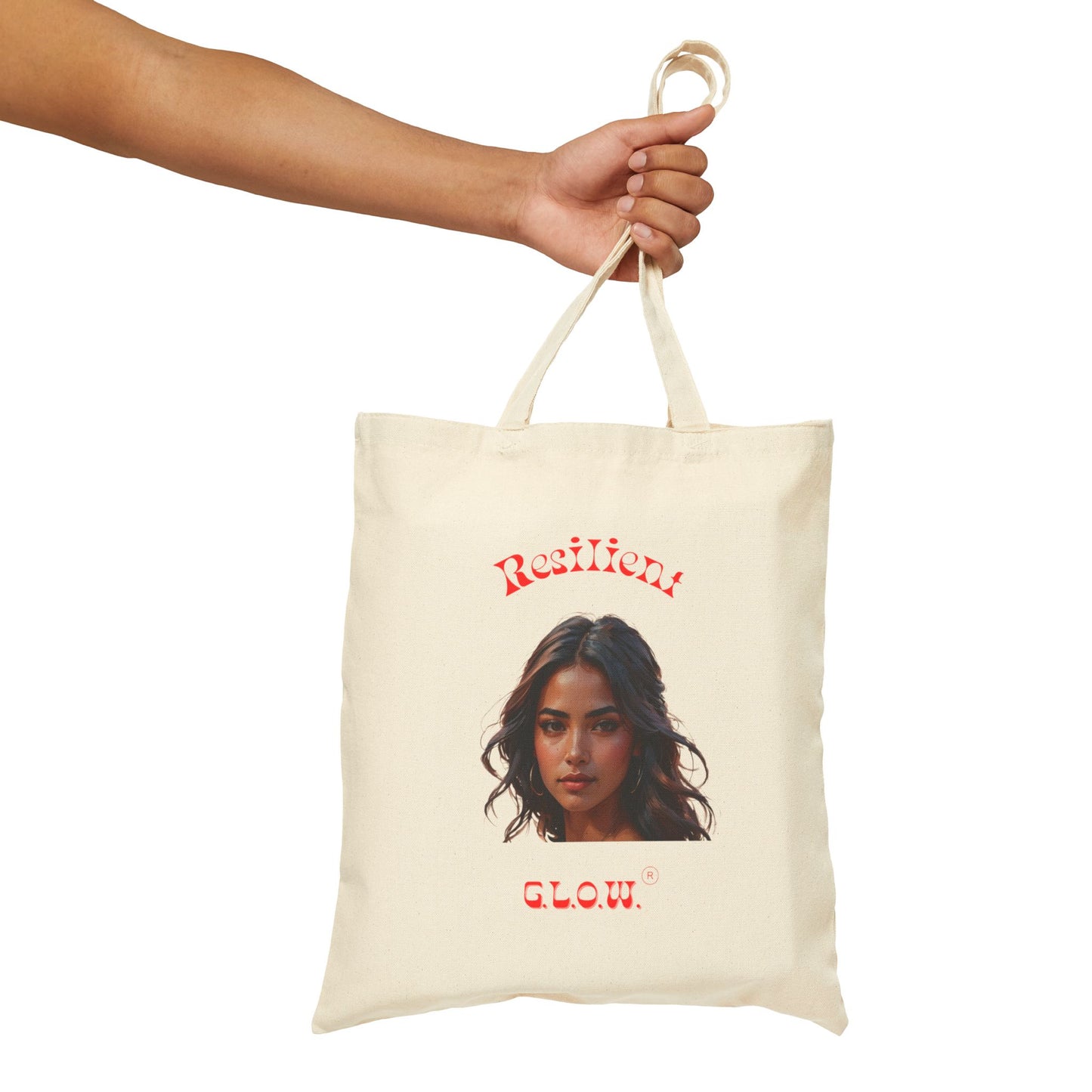 Resilient G.L.O.W. Cotton Canvas Tote Bag