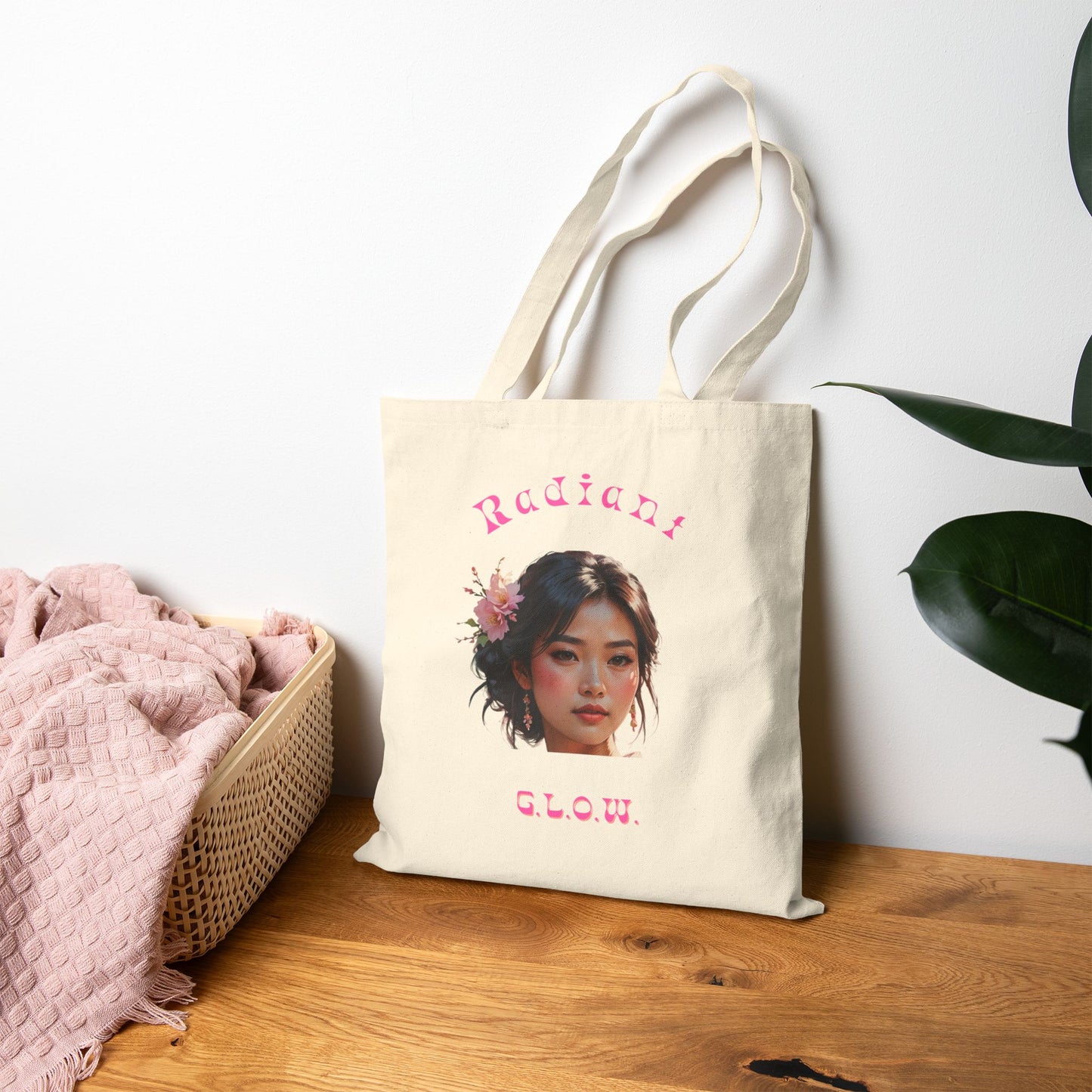 Radiant G.L.O.W. Cotton Canvas Tote Bag