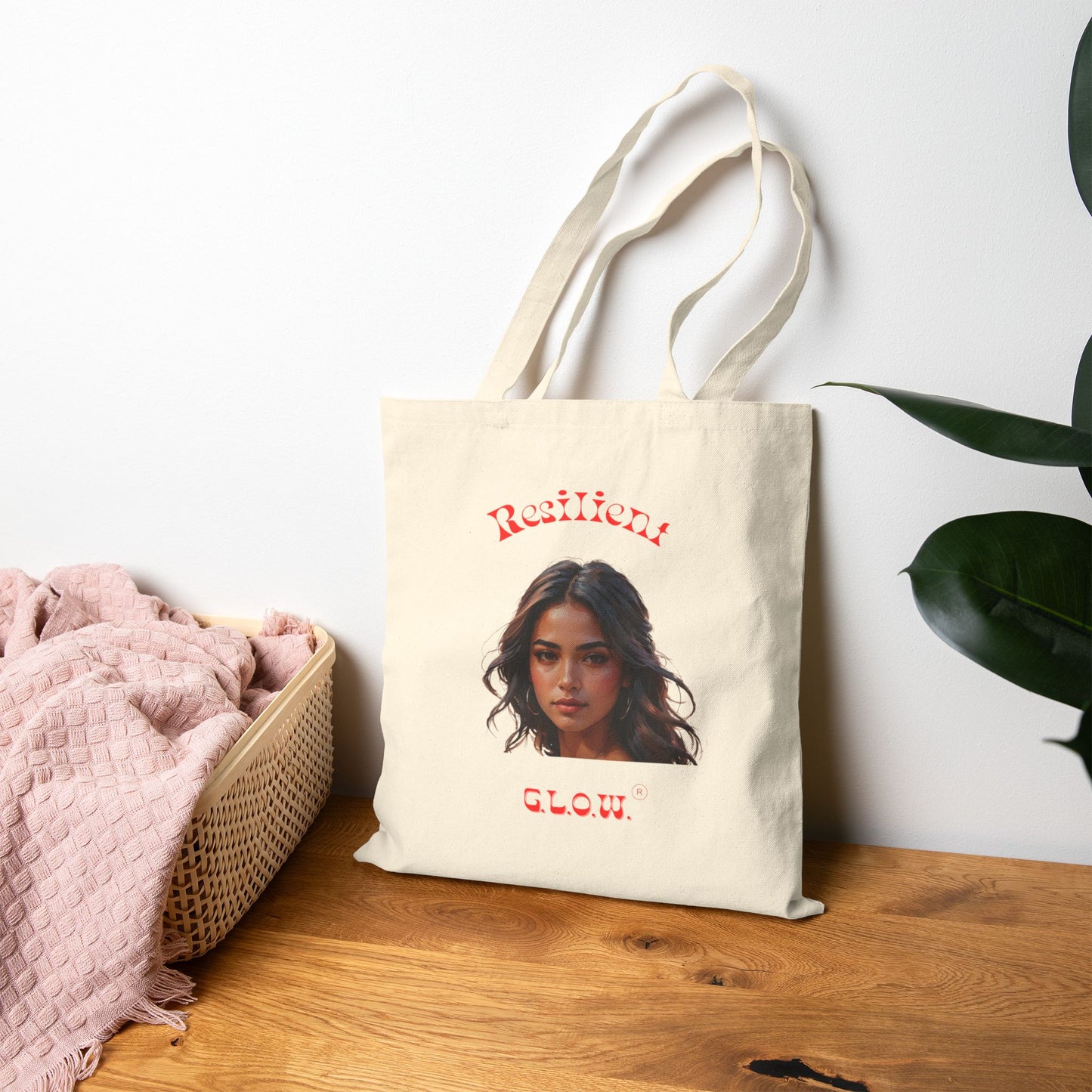 Resilient G.L.O.W. Cotton Canvas Tote Bag