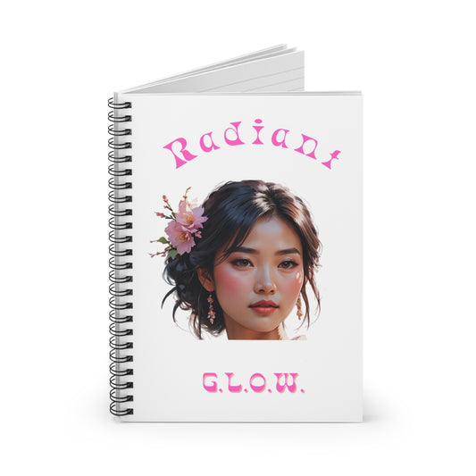 Radiant G.L.O.W. Spiral Notebook - Ruled Line