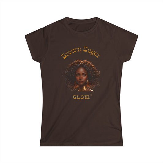 Brown Sugar G.L.O.W. Women's Softstyle Tee