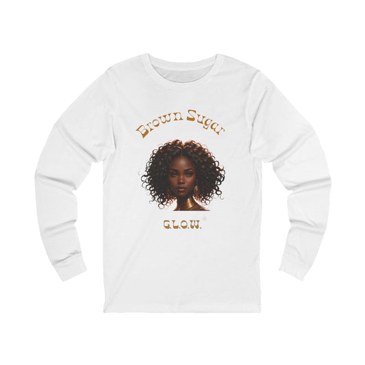 Brown Sugar G.L.O.W. Jersey Long Sleeve Tee