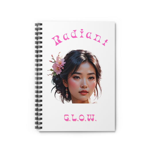 Radiant G.L.O.W. Spiral Notebook - Ruled Line