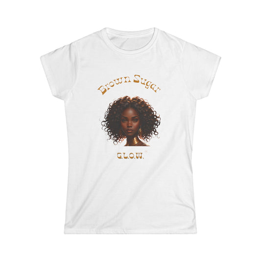 Brown Sugar G.L.O.W. Women's Softstyle Tee